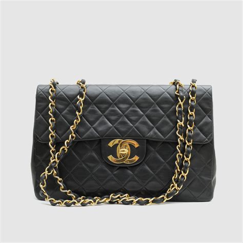 chanel large classic handbag|chanel classic handbag price.